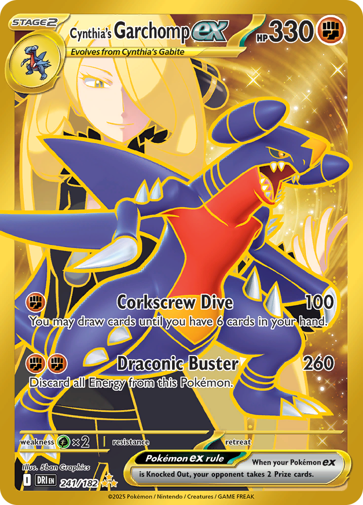 Cynthia's Garchomp ex-241-Destined Rivals