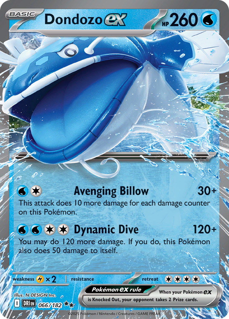 Dondozo ex-66-Destined Rivals