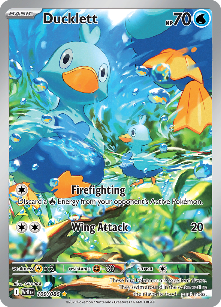 Ducklett-109-White Flare