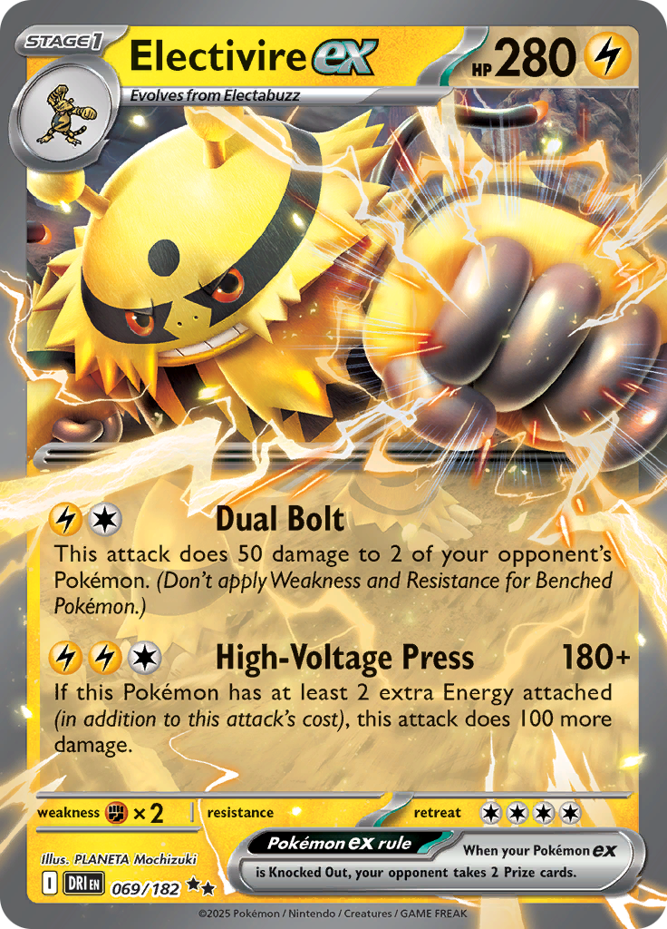 Electivire ex-69-Destined Rivals