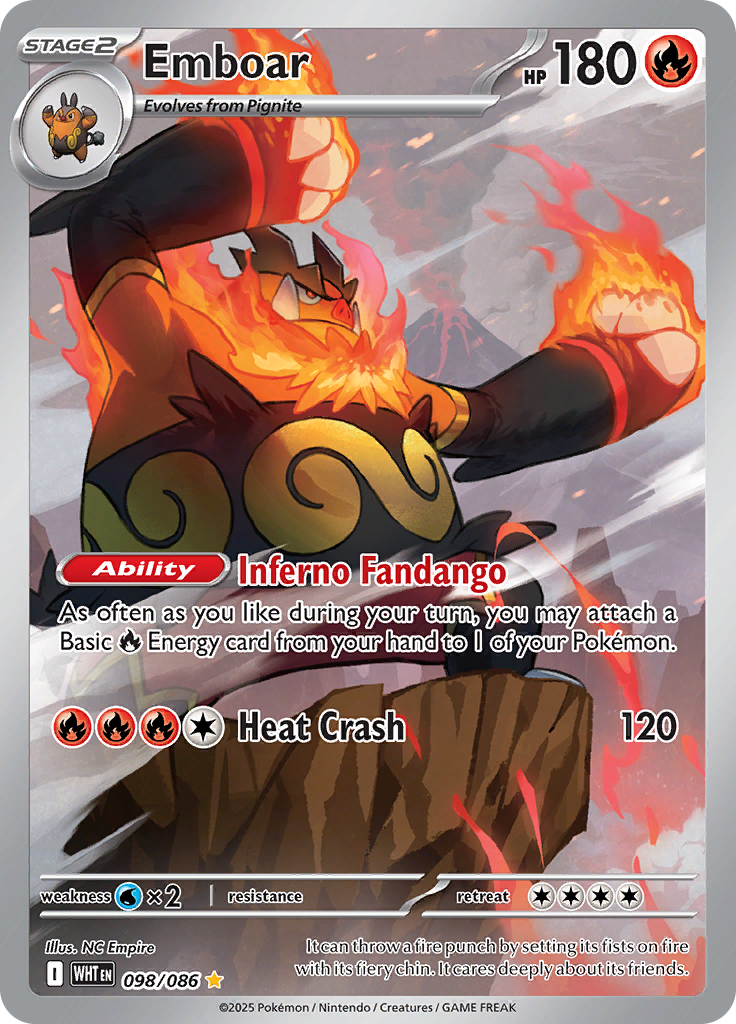 Emboar-98-White Flare