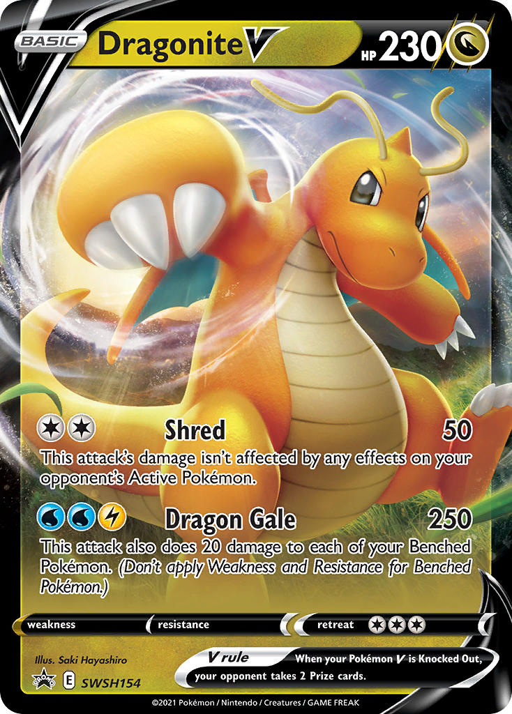 Dragonite V-SWSH154-promo