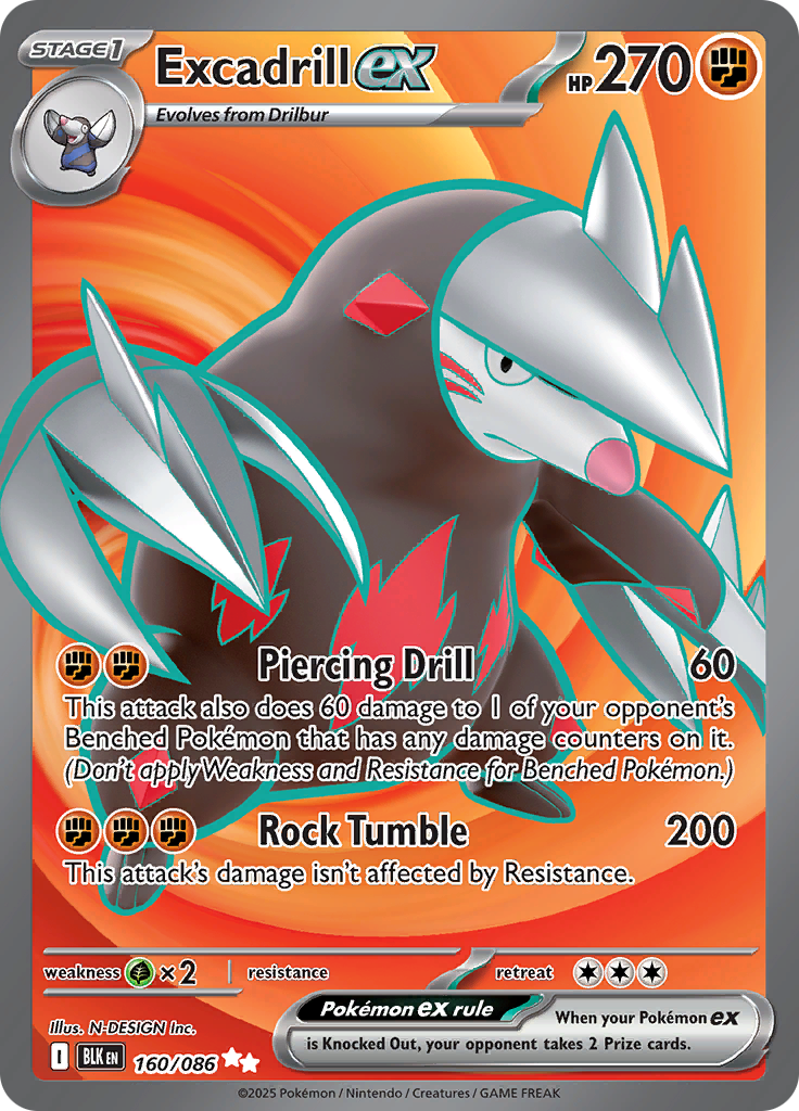 Excadrill ex-160-Black Bolt