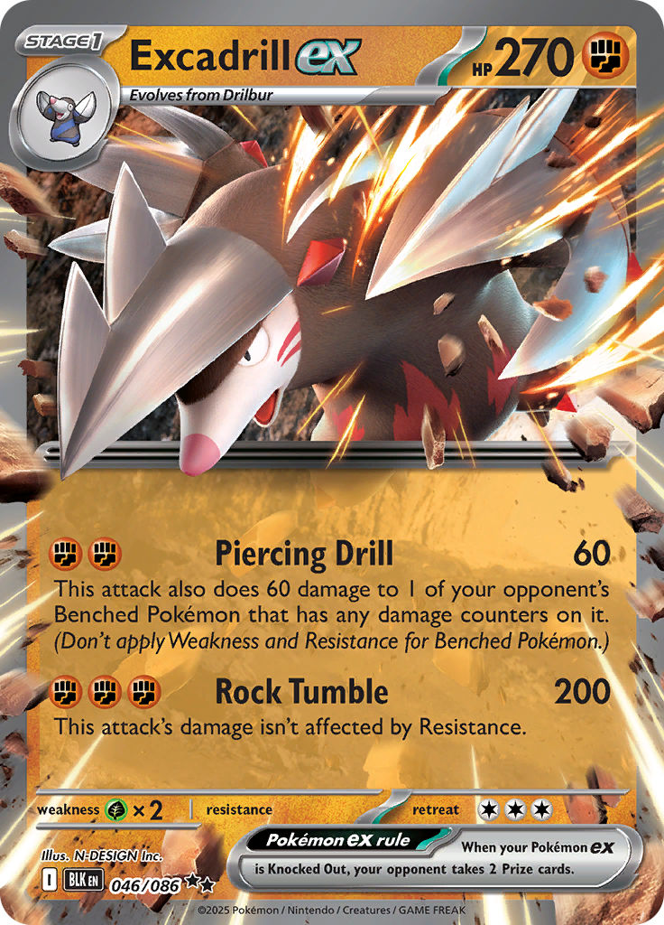 Excadrill ex-46-Black Bolt