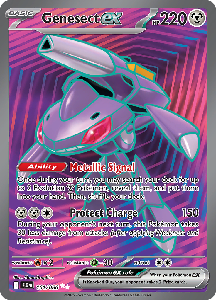 Genesect ex-161-Black Bolt