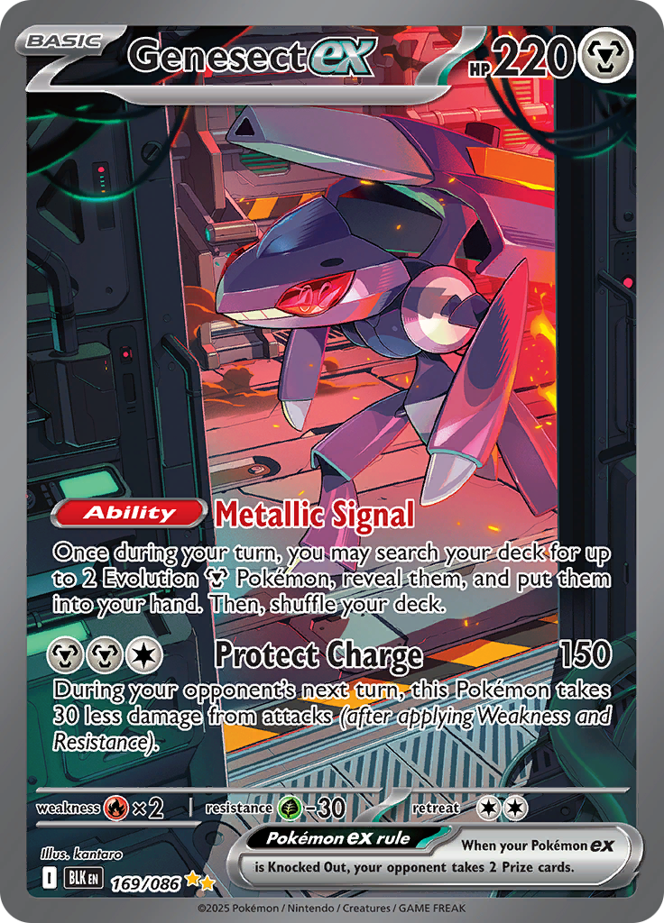 Genesect ex-169-Black Bolt