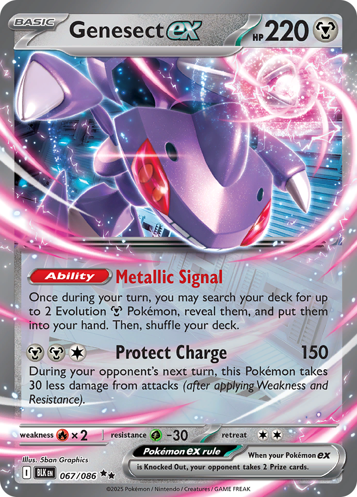 Genesect ex-67-Black Bolt