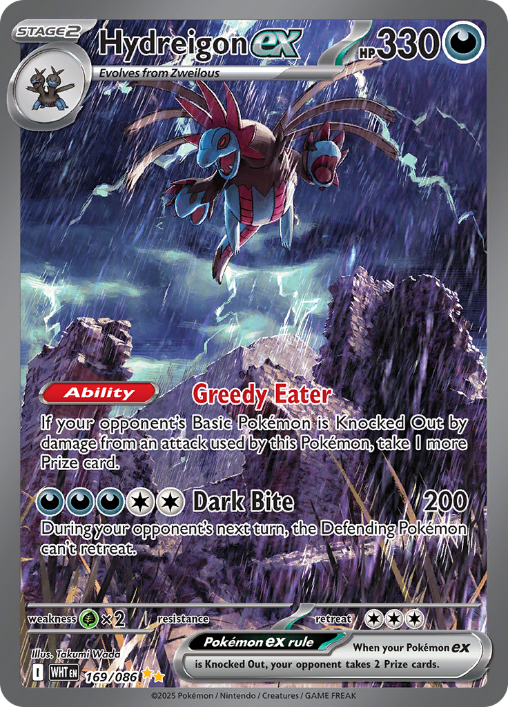 Hydreigon ex-169-White Flare