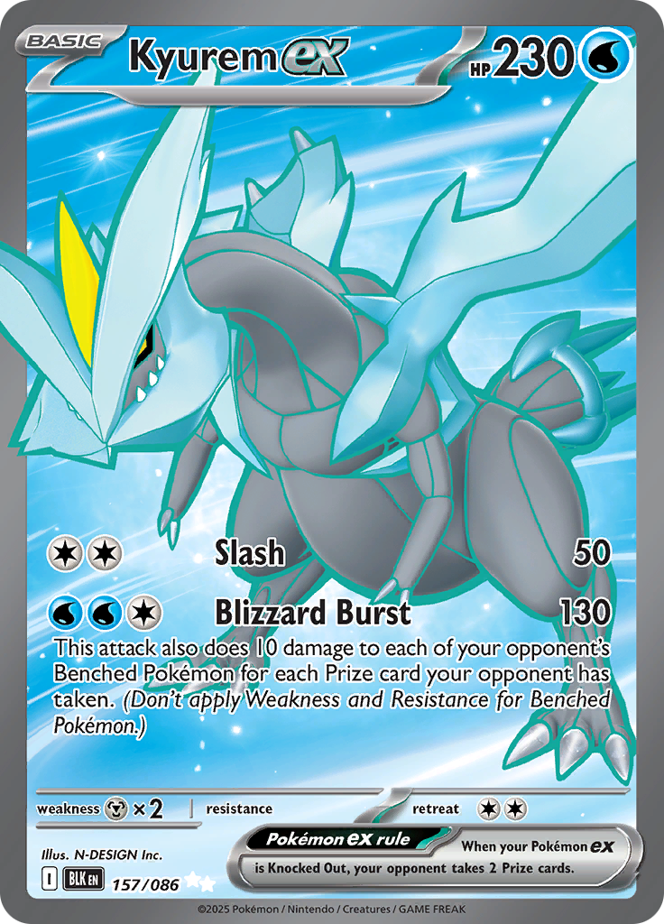 Kyurem ex-157-Black Bolt