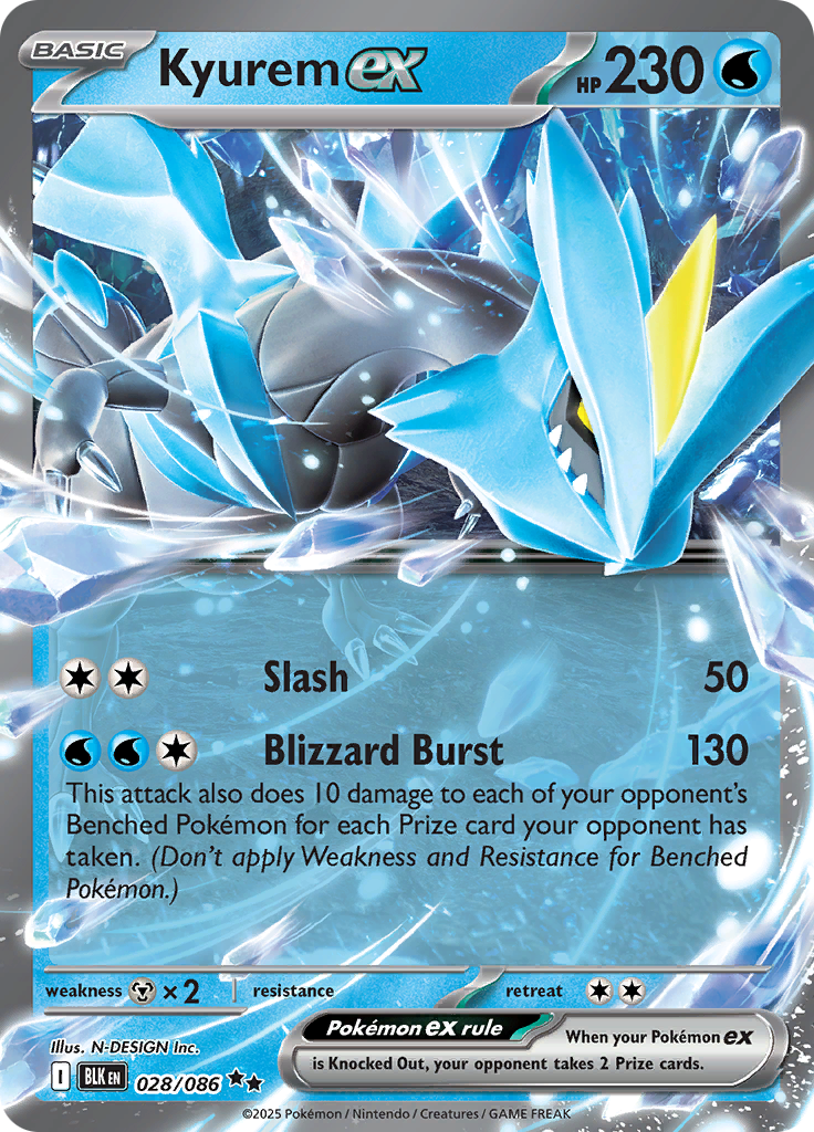 Kyurem ex-28-Black Bolt