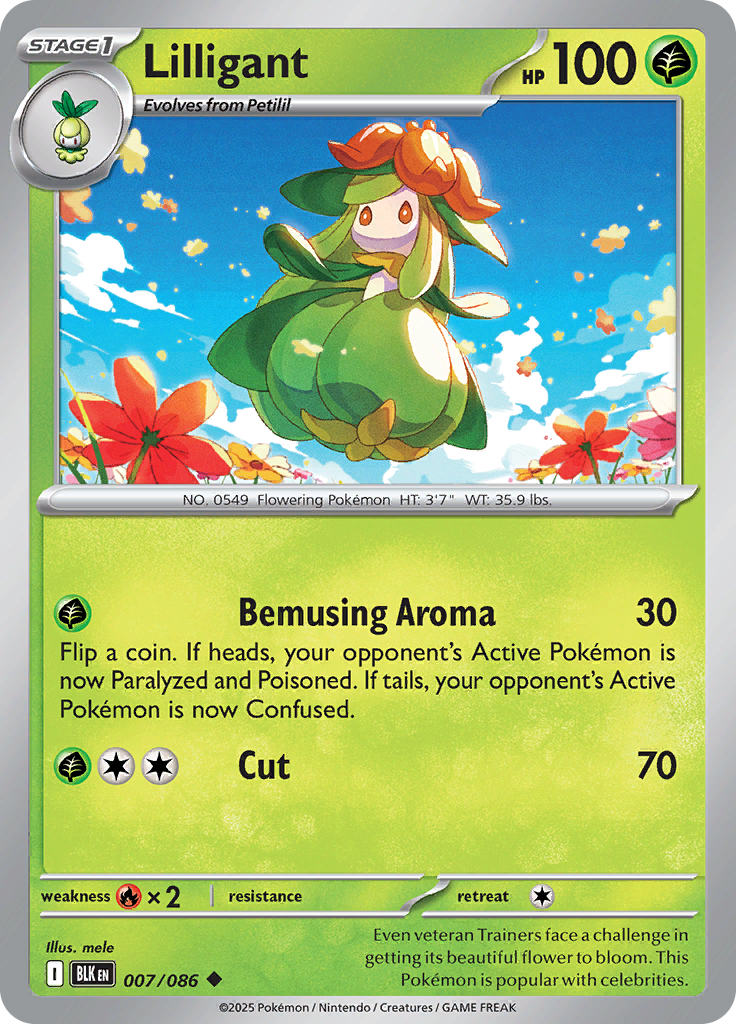 Lilligant-7-Black Bolt