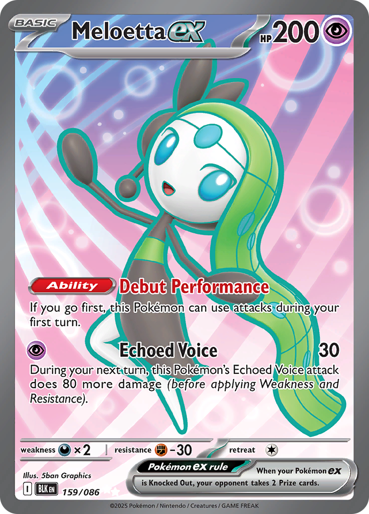 Meloetta ex-159-Black Bolt