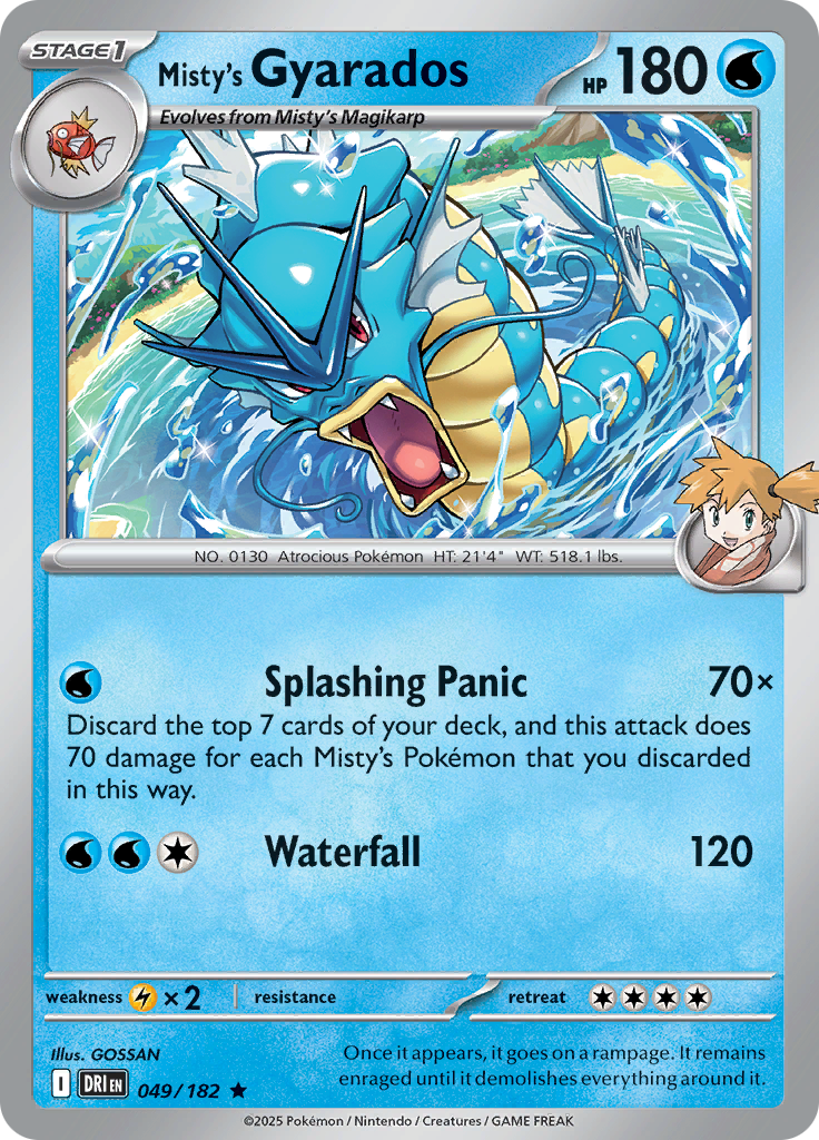 Misty's Gyarados-49-Destined Rivals