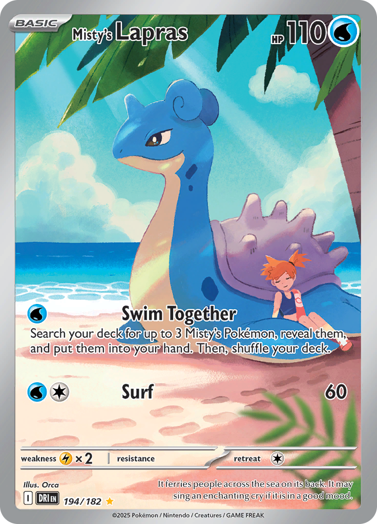 Misty's Lapras-194-Destined Rivals