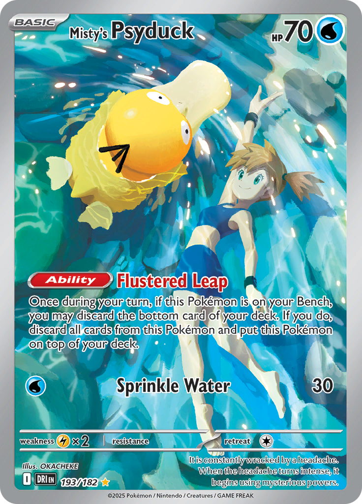 Misty's Psyduck-193-Destined Rivals