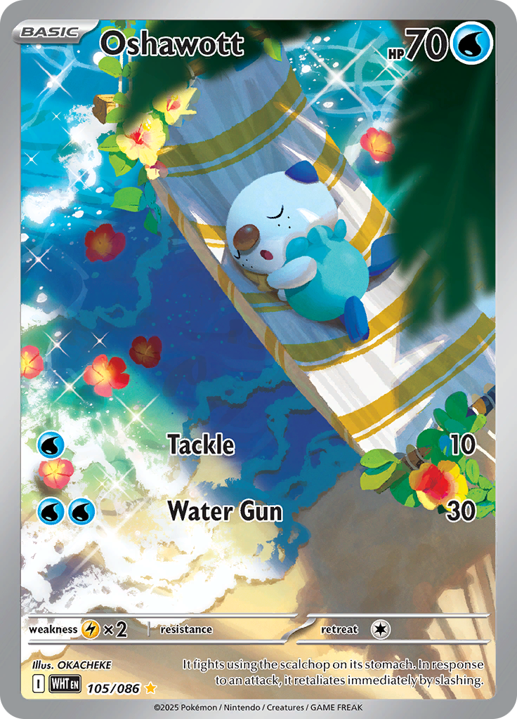 Oshawott-105-White Flare