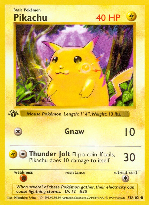 cache wasmiddel krassen Check de actuele waarde van je Pikachu 58/102 kaart uit de Base Set set.