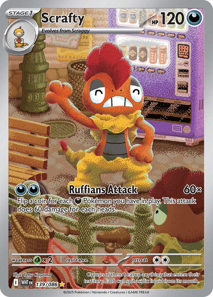 Scrafty-139-White Flare