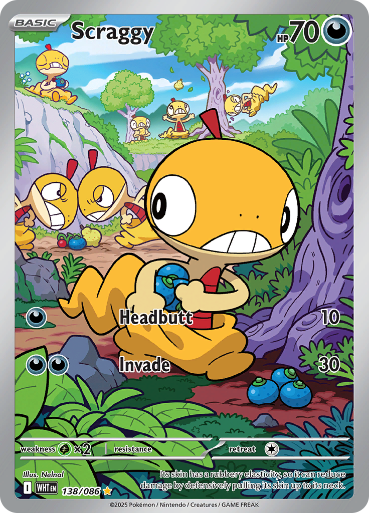 Scraggy-138-White Flare