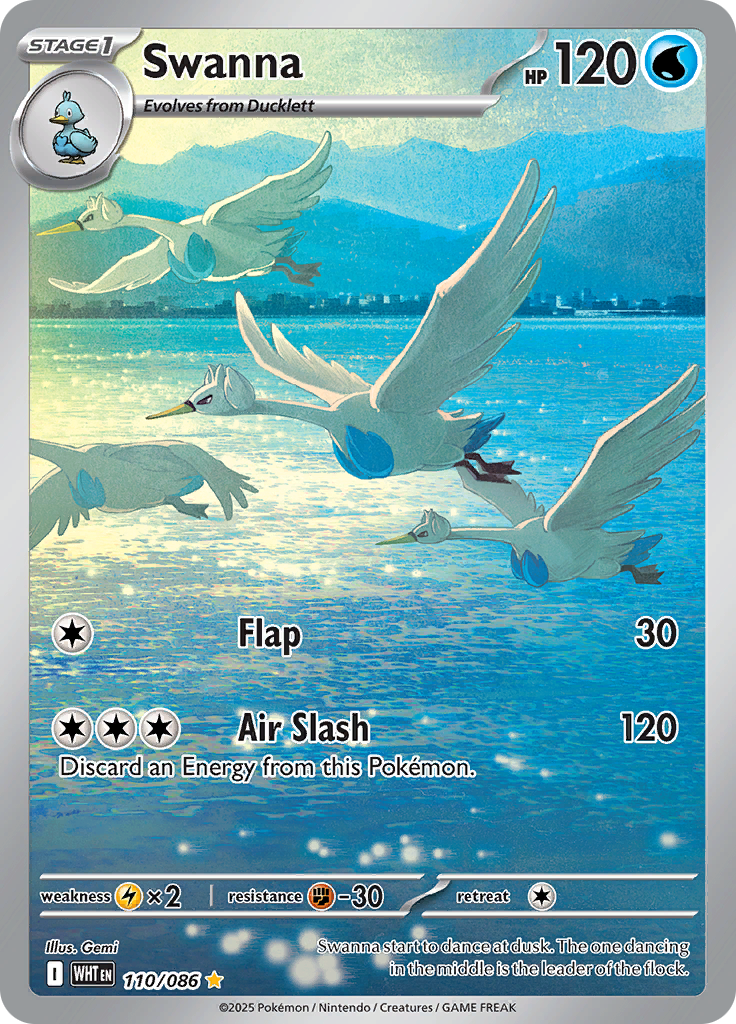 Swanna-110-White Flare