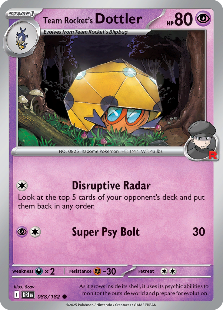 Team Rocket's Dottler-88-Destined Rivals