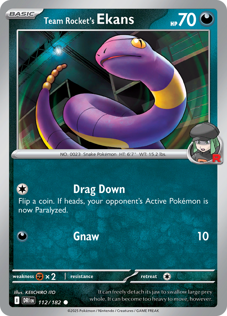 Team Rocket's Ekans-112-Destined Rivals