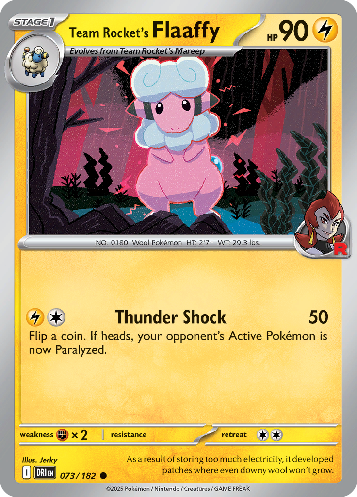 Team Rocket's Flaaffy-73-Destined Rivals