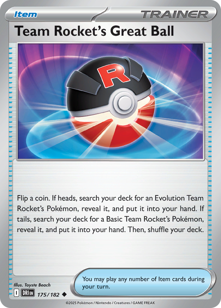 Team Rocket's Great Ball-175-Destined Rivals
