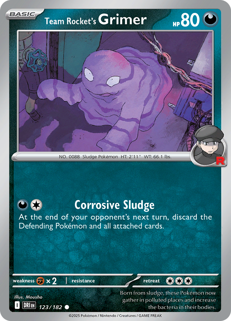 Team Rocket's Grimer-123-Destined Rivals
