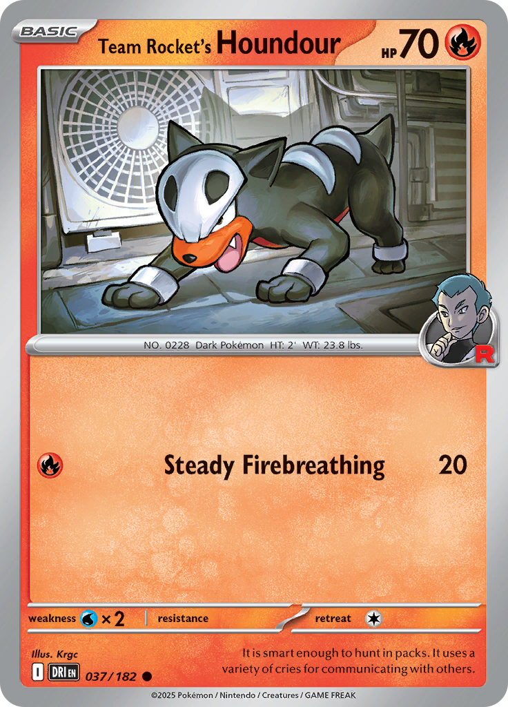 Team Rocket's Houndour-37-Destined Rivals