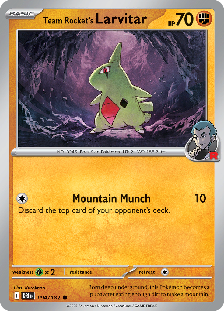 Team Rocket's Larvitar-94-Destined Rivals