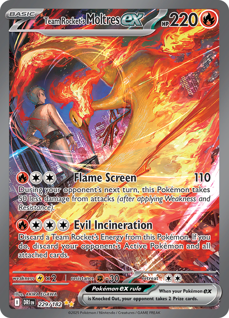 Team Rocket's Moltres ex-229-Destined Rivals
