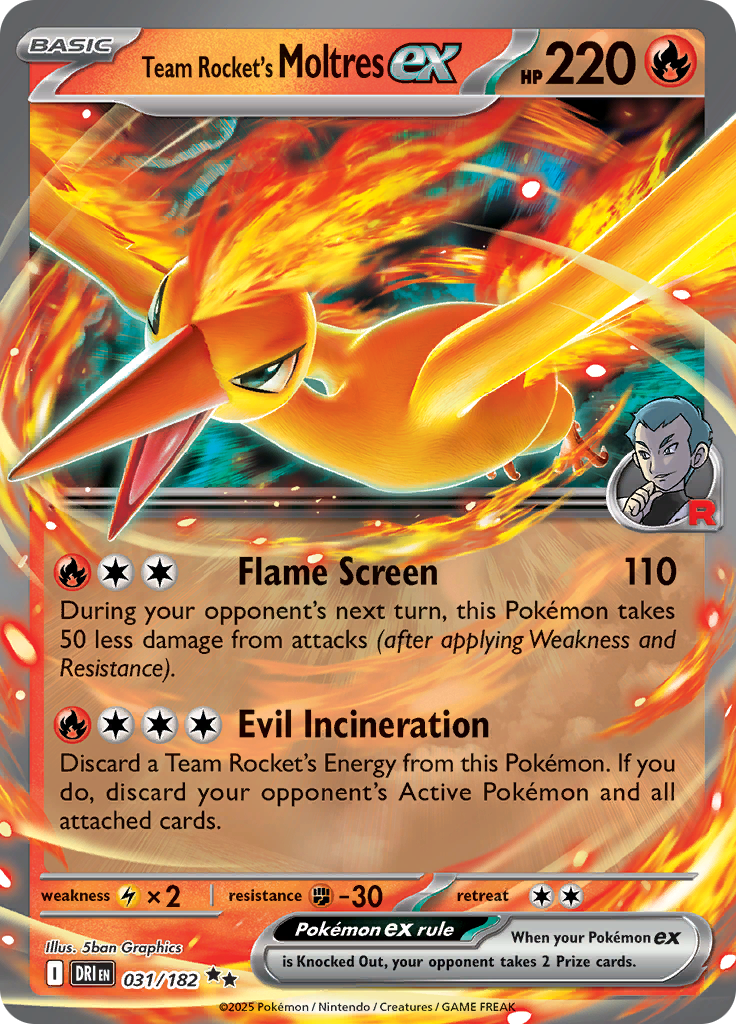 Team Rocket's Moltres ex-31-Destined Rivals