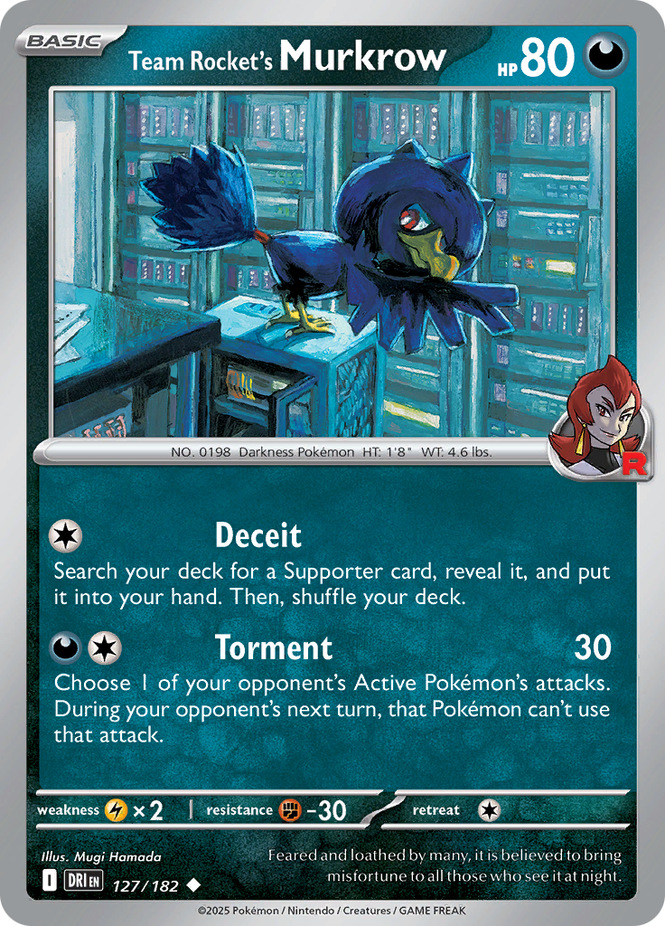 Team Rocket's Murkrow-127-Destined Rivals
