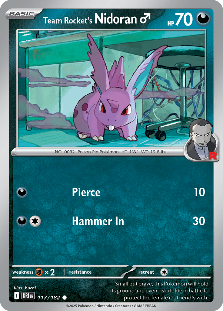 Team Rocket's Nidoran♂-117-Destined Rivals