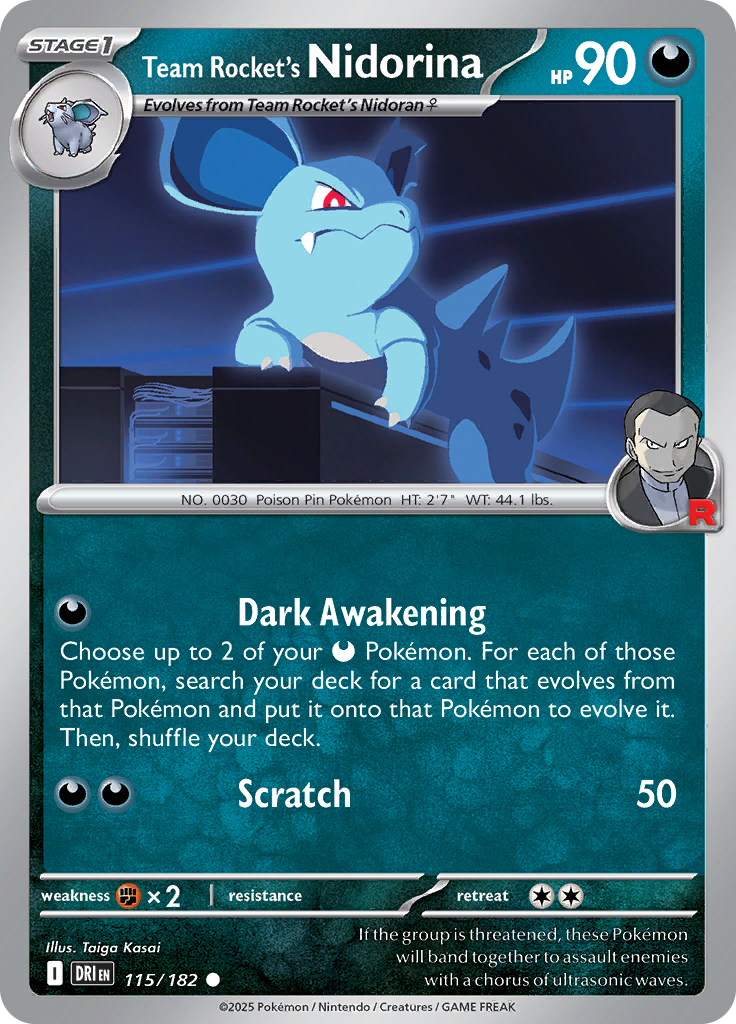 Team Rocket's Nidorina-115-Destined Rivals
