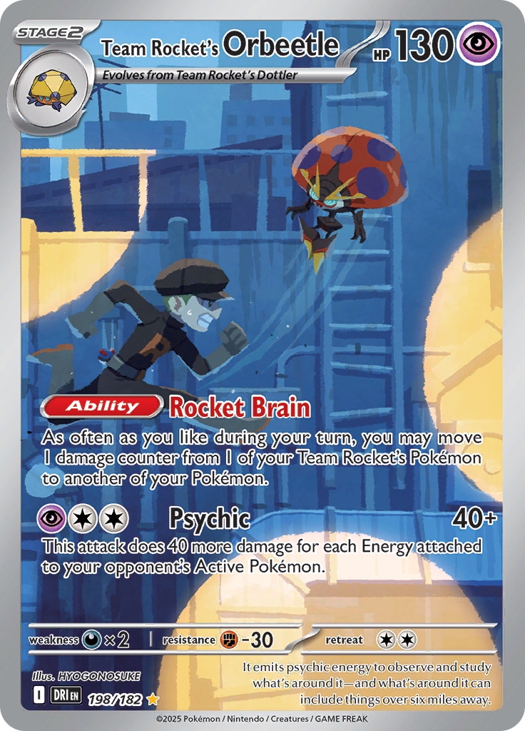 Team Rocket's Orbeetle-198-Destined Rivals