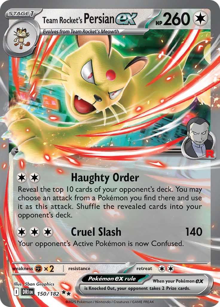 Team Rocket's Persian ex-150-Destined Rivals