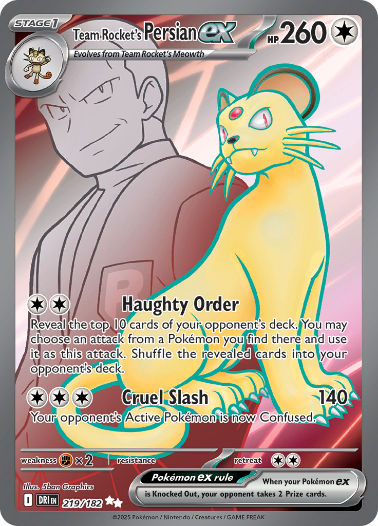 Team Rocket's Persian ex-219-Destined Rivals