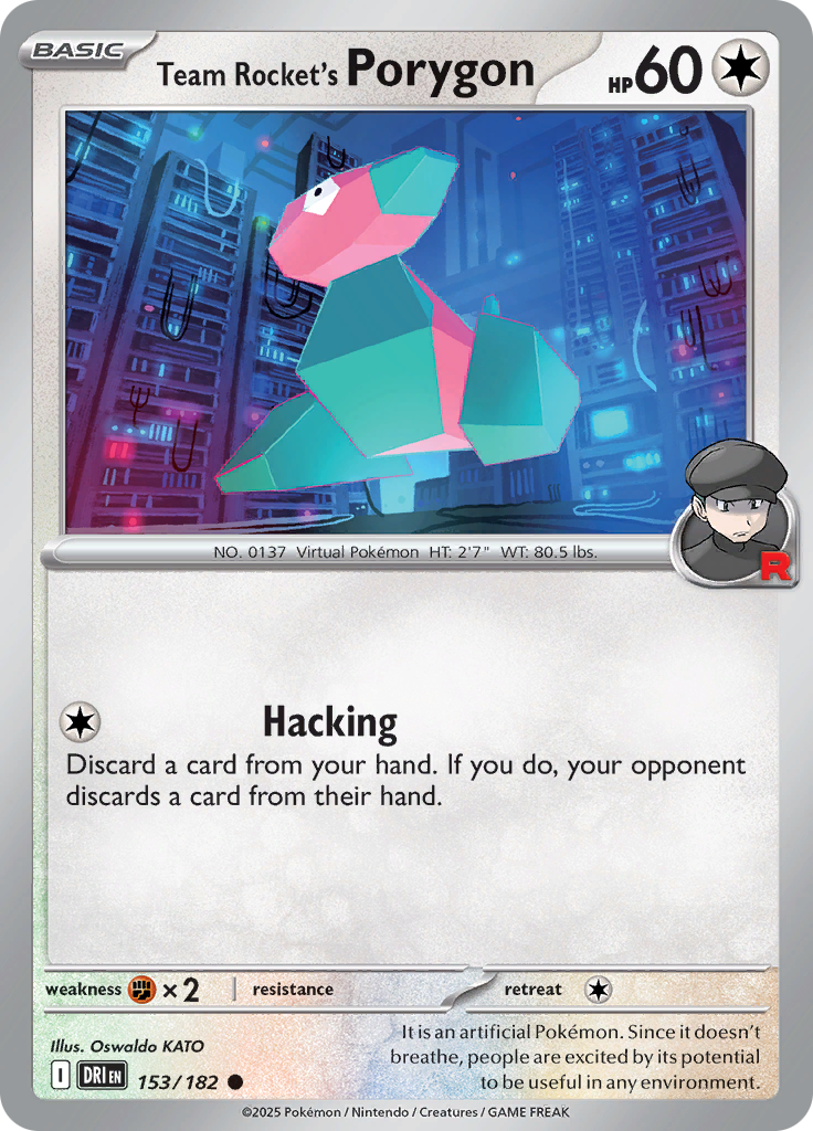 Team Rocket's Porygon-153-Destined Rivals
