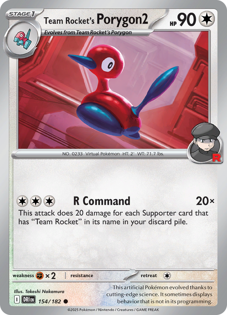 Team Rocket's Porygon2-154-Destined Rivals