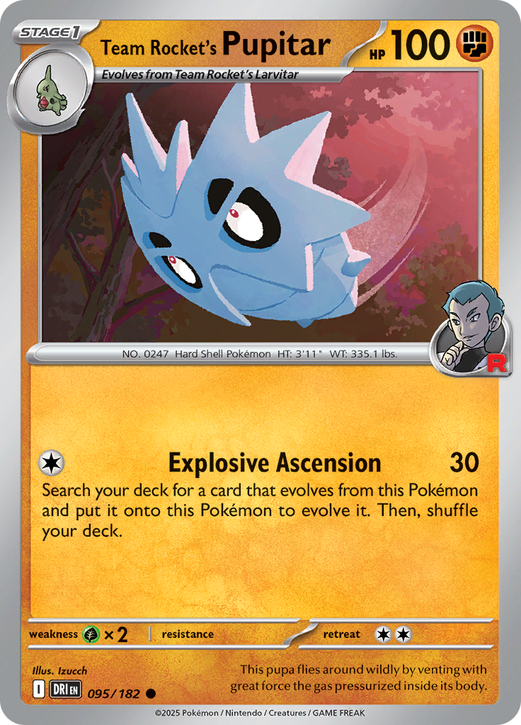 Team Rocket's Pupitar-95-Destined Rivals