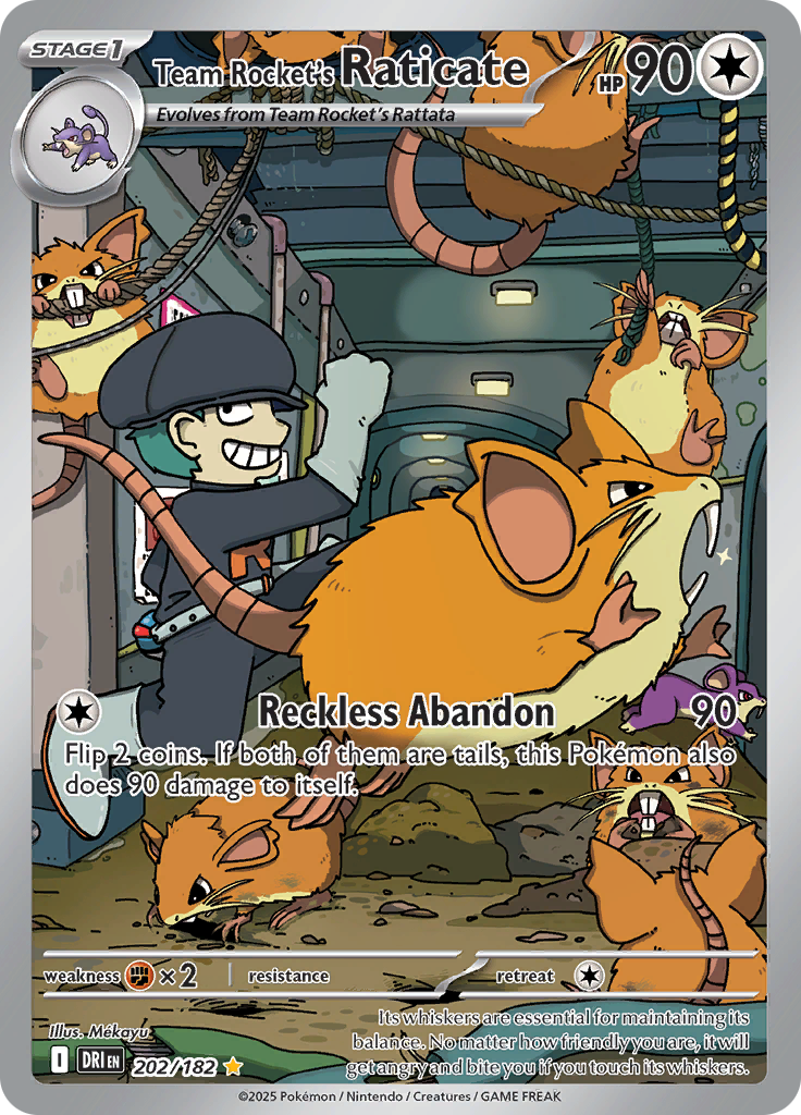 Team Rocket's Raticate-202-Destined Rivals