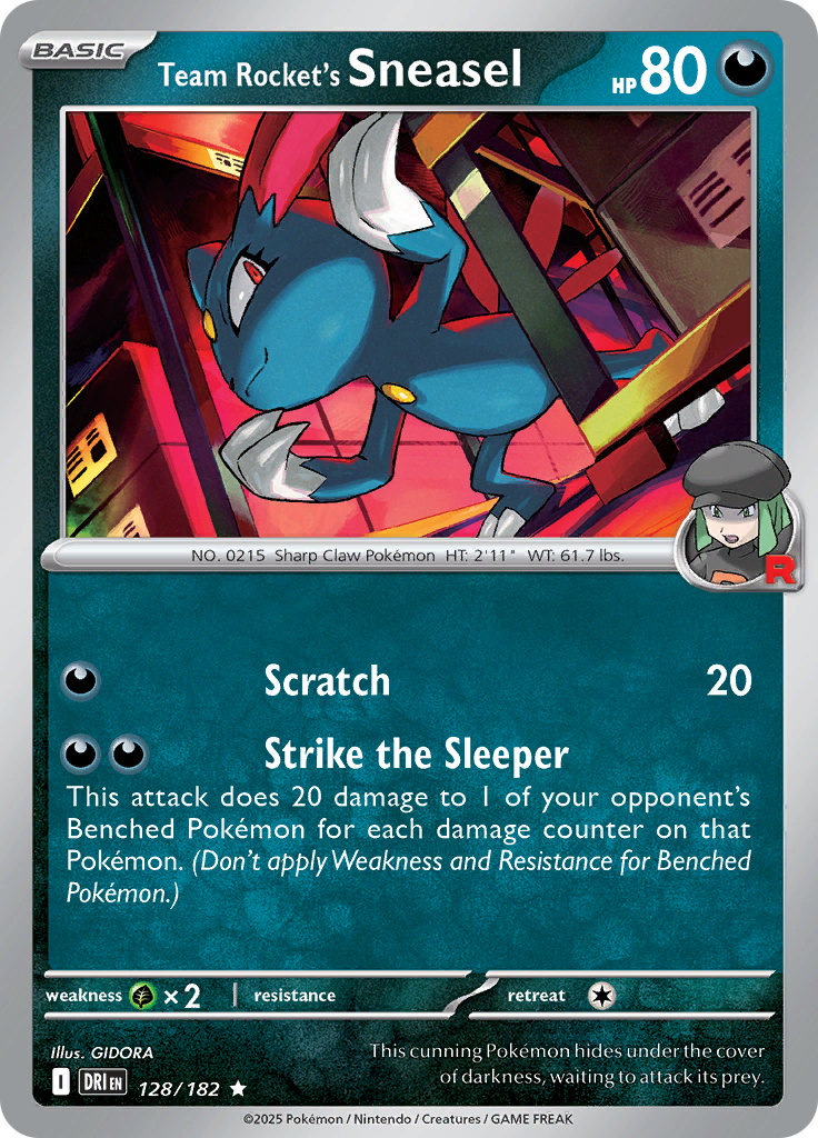 Team Rocket's Sneasel-128-Destined Rivals