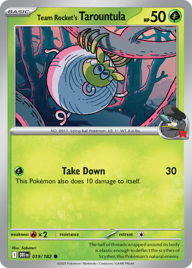 Team Rocket's Tarountula-19-Destined Rivals