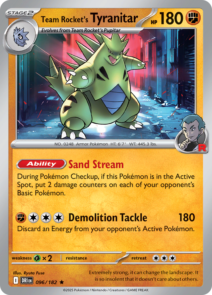 Team Rocket's Tyranitar-96-Destined Rivals