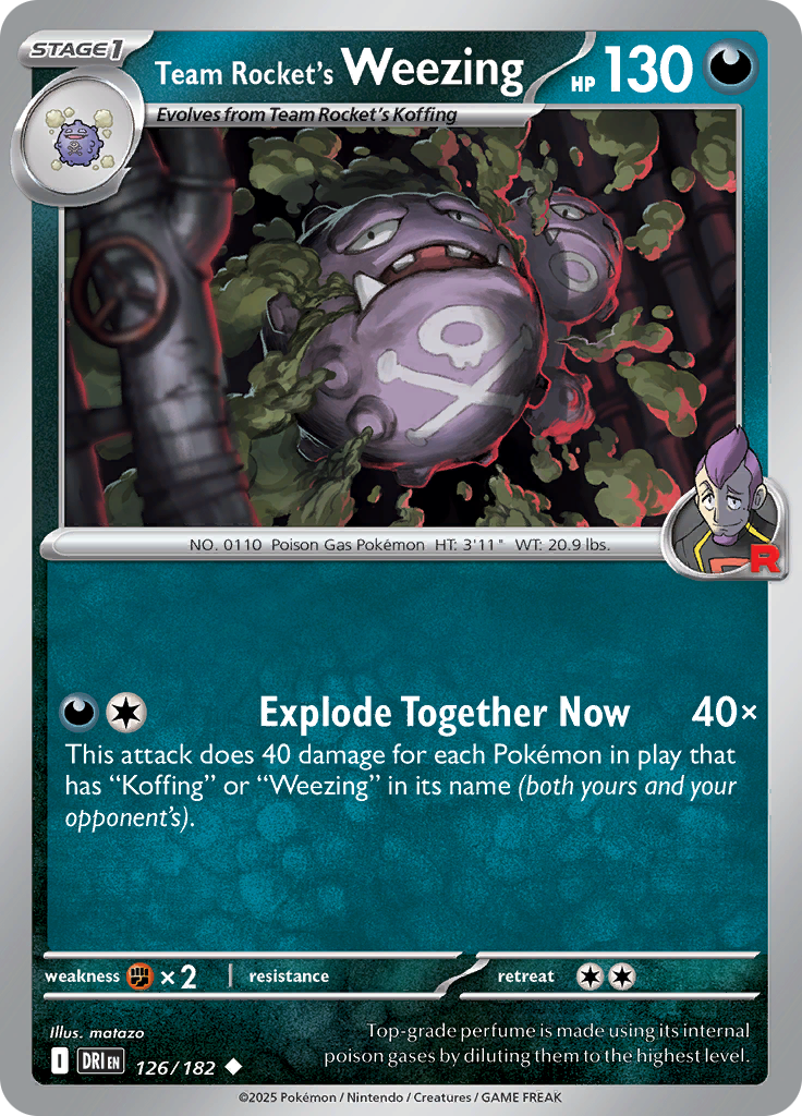 Team Rocket's Weezing-126-Destined Rivals