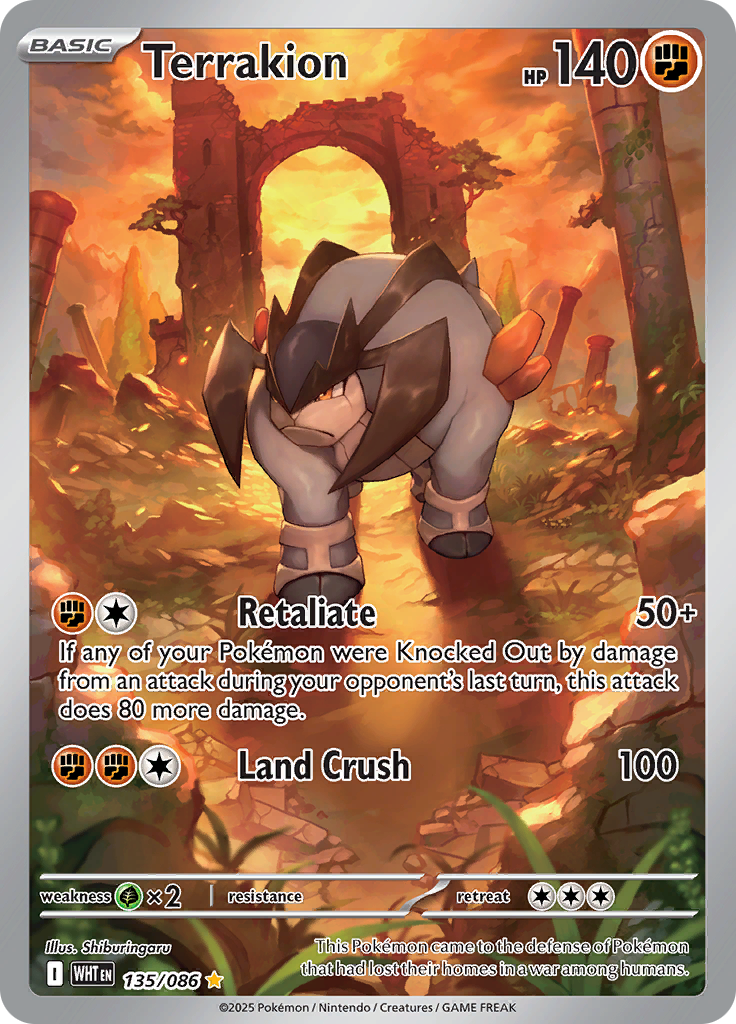 Terrakion-135-White Flare