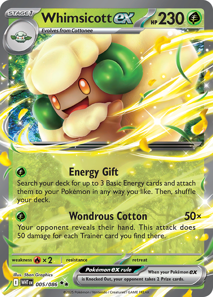 Whimsicott ex-5-White Flare