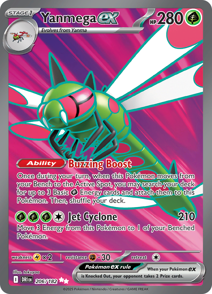 Yanmega ex-206-Destined Rivals